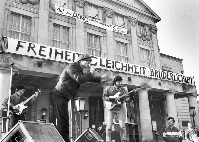 Die Band "Partisan" im Jahr 1989 (Foto: Claus Bach)