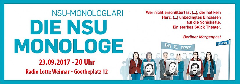 Die NSU-Monologe (Flyer)