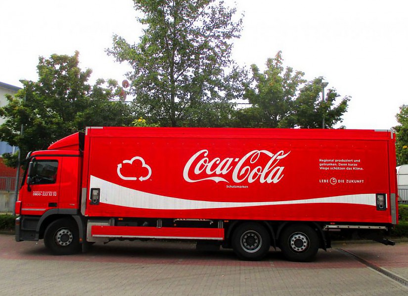Coca-Cola Transporter, Quelle: Pixabay