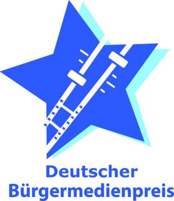 Logo des deutschen Bürgermedienpreises