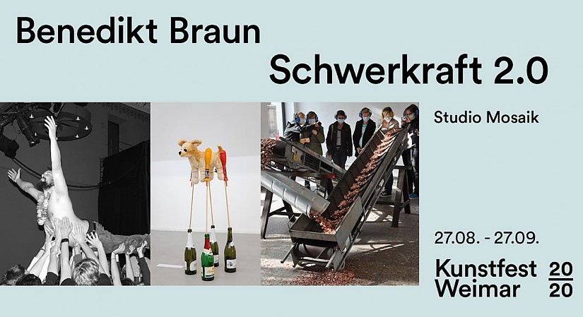 Benedikt Braun »Schwerkraft 2.0« - Flyer Benedikt Braun »Schwerkraft 2.0« - Flyer