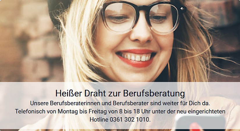 Last-Minute-Hotline - Flyer, Quelle: Agentur für Arbeit Erfurt