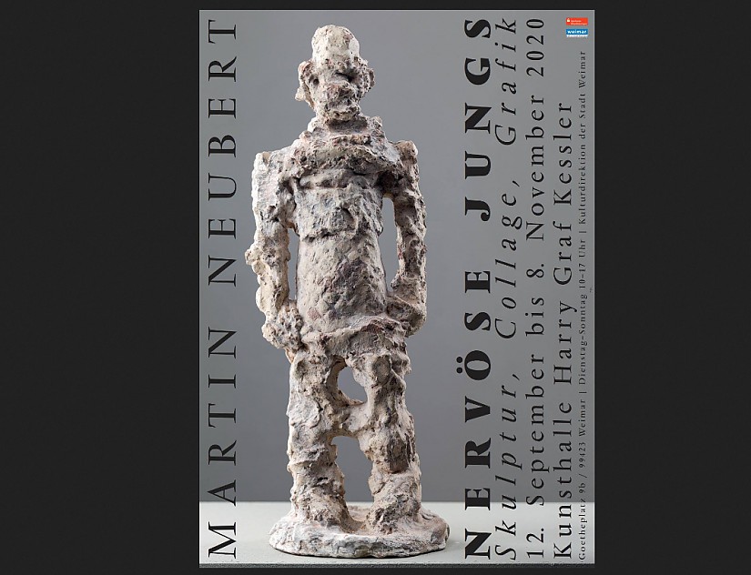 Ausstellungs-Flyer: »Nervöse Jungs«