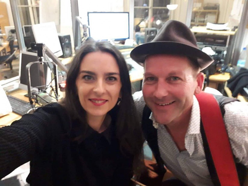 Nachgedacht - Die Kultursprechstunde, Studiogast Herny Mertens (Foto Sandra Maria Geschke) Nachgedacht - Die Kultursprechstunde, Studiogast Herny Mertens (Foto Sandra Maria Geschke)