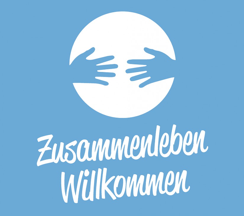 Zusammenleben Willkommen - Logo
