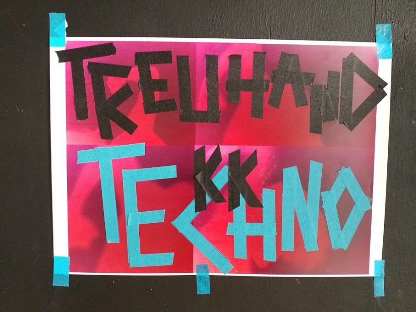 Flyer zum Projekt TreuhandTechno