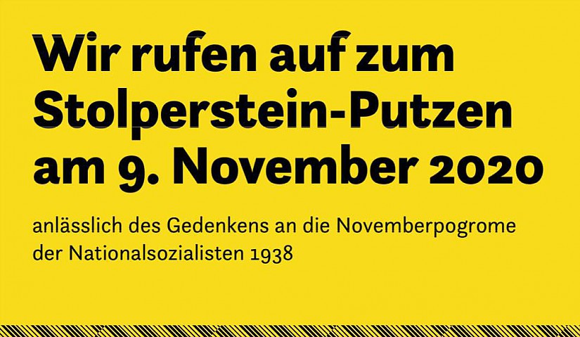 Aufruf zum Stolperstein-Putzen, Quelle: BgR Weimar