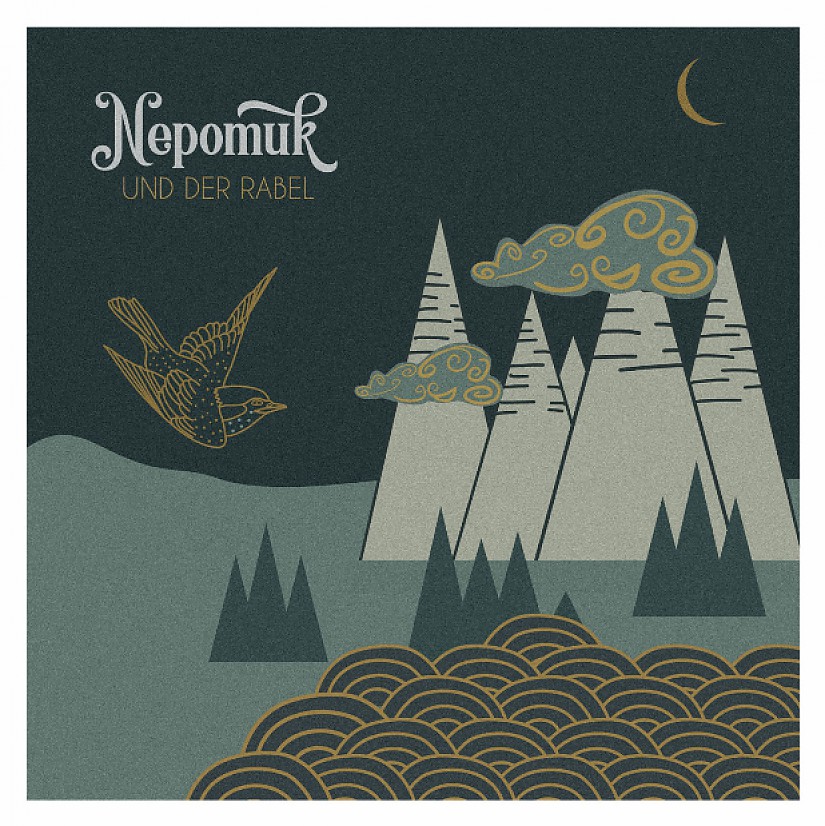 Hörspielcover »Nepomuk und der Rabel«, Cover Illustration by Junggold Agentur Hörspielcover »Nepomuk und der Rabel«, Cover Illustration by Junggold Agentur