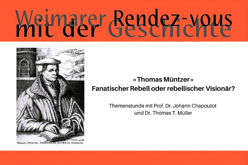   Darstellung: Thomas Müntzer aus dem Jahr 1608; Kupferstich von Christoph van Sichem