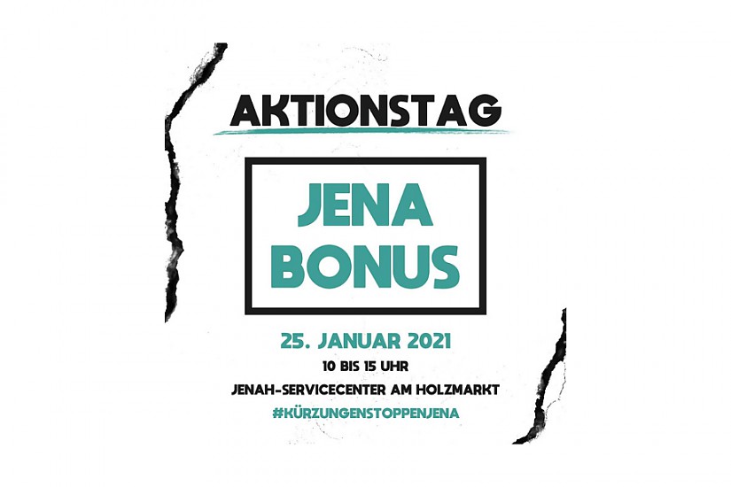 Flyer: Aktionstag »Jenabonus«