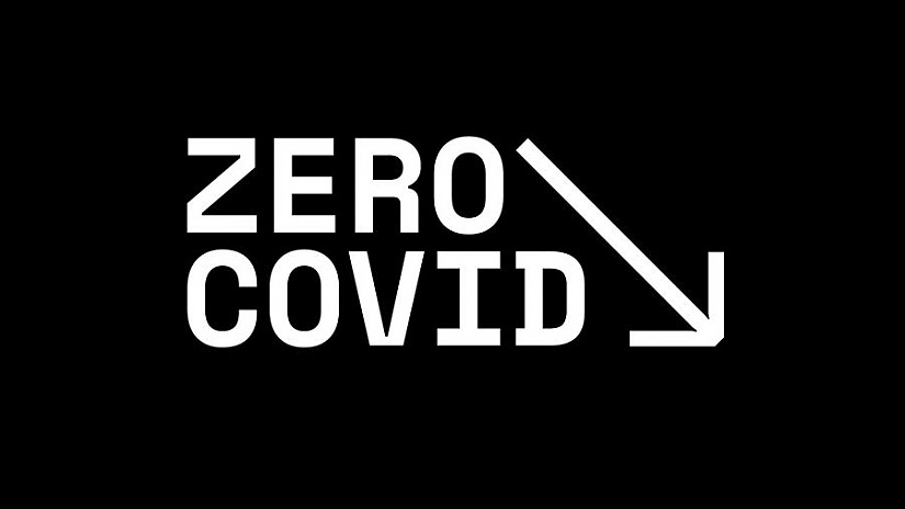 Logo: #ZeroCovid