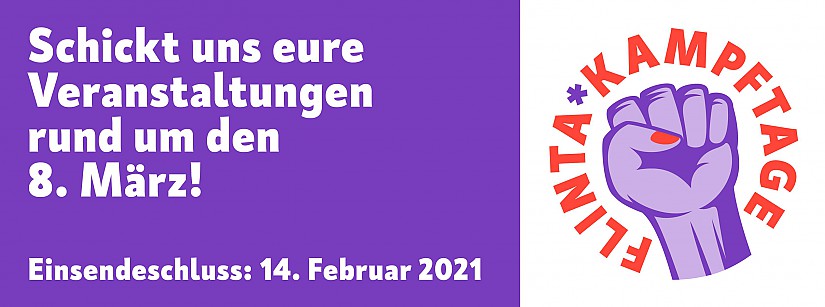 Flyer: Weimar flinta Kampftage, Grafik: Lena Haubner Flyer: Weimar flinta Kampftage, Grafik: Lena Haubner