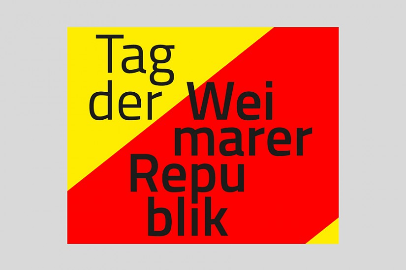 Flyer-Auszug: Tag der Weimarer Republik, Quelle: www.demokratie-geschichte.de