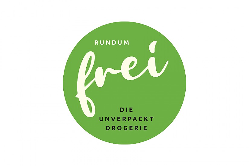 Logo: Unverpackt-Drogerie "rundum frei" Logo: Unverpackt-Drogerie "rundum frei"