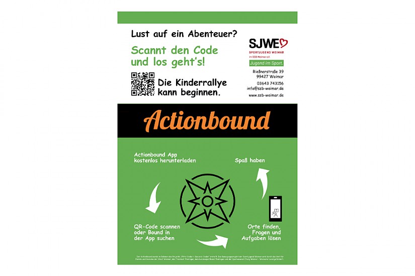Plakat: Actionbound - Interaktive Schnitzeljagd Plakat: Actionbound - Interaktive Schnitzeljagd