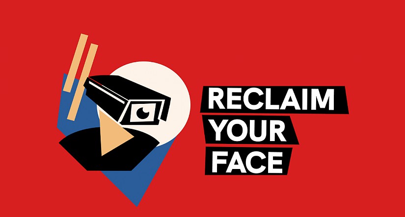 Flyer: Reclaim Your Face - Gegen biometrische Massenüberwachung