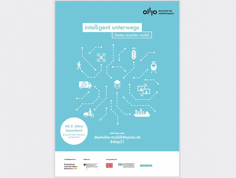 Flyer: Deutsche Mobilitätspreis 2021
