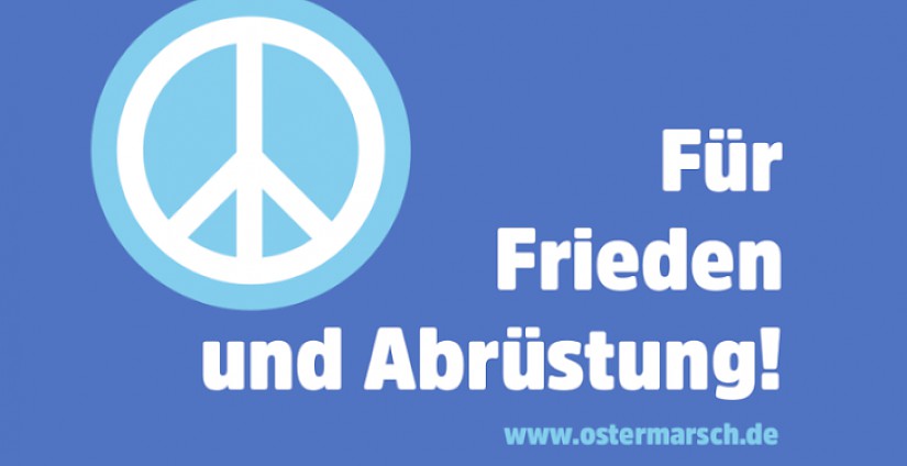 Ostermarsch-Flyer, Quelle: Netzwerk Friedenskooperative