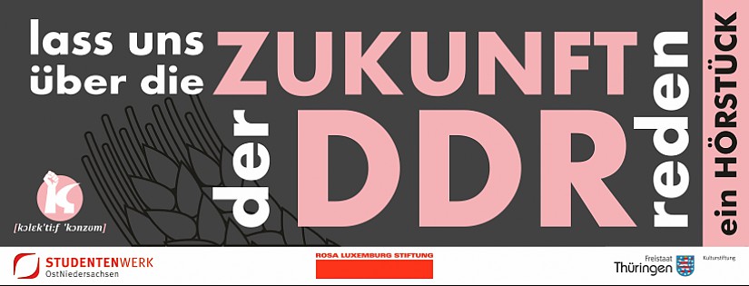Flyer: »Lass uns über die Zukunft der DDR reden«