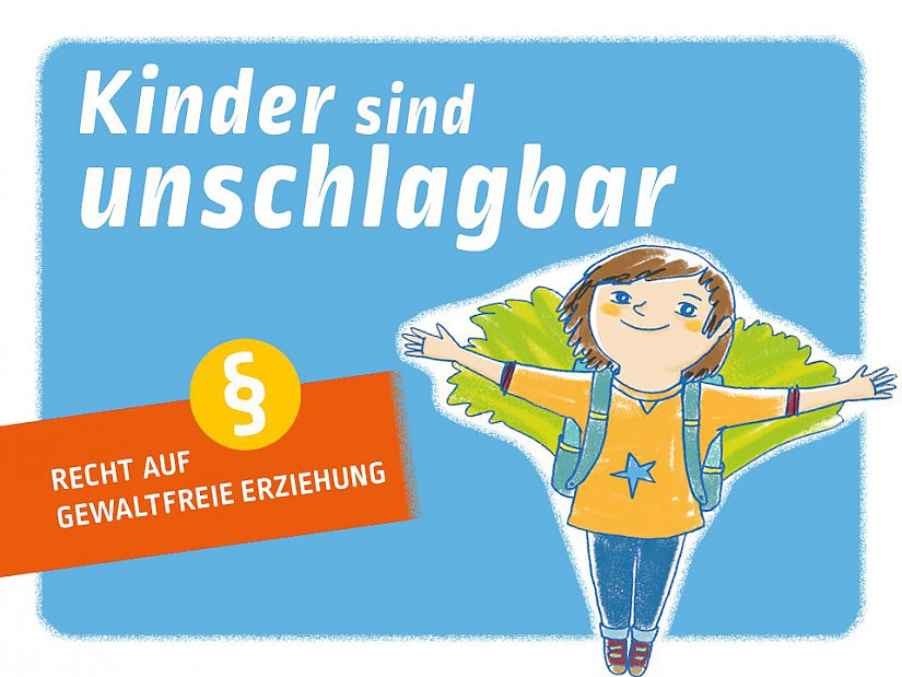 Flyer: »Kinder sind unschlagbar« - Aktionswoche gewaltfreies Aufwachsen