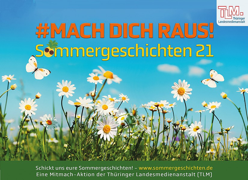 Flyer: Sommergeschichten 2021, TLM Flyer: Sommergeschichten 2021, TLM