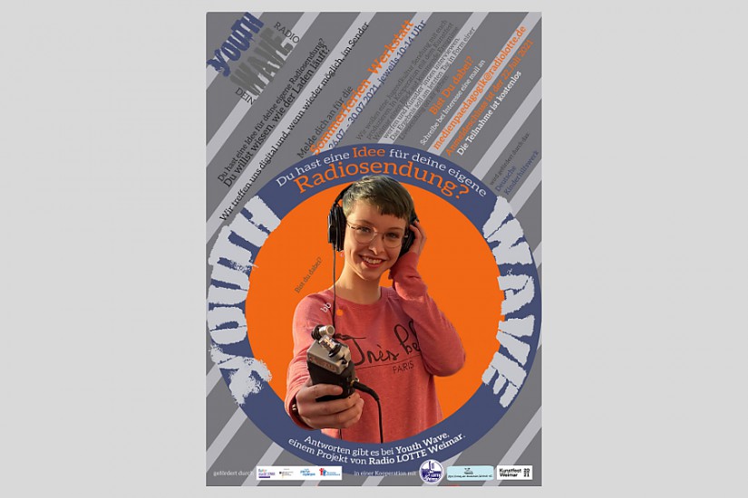 Flyer:  Radioprojekt »Youth Wave«