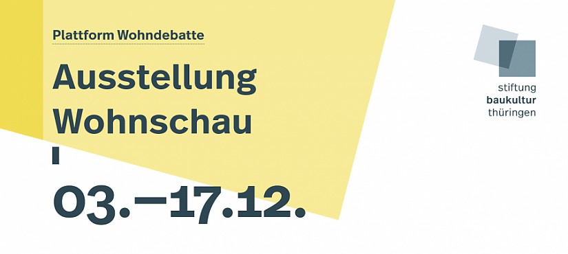 Banner: »Wohnschau Thüringen«  Banner: »Wohnschau Thüringen«