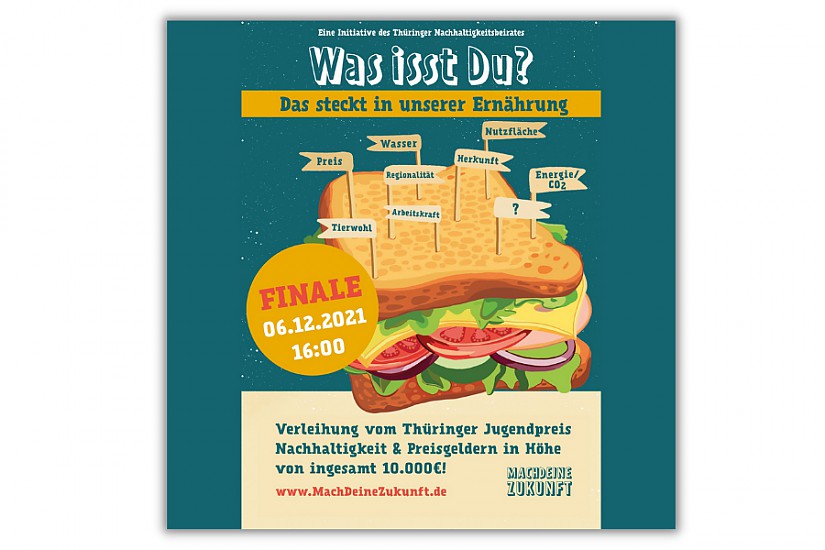 Flyer: Thüringer Jugendpreis Nachhaltigkeit 