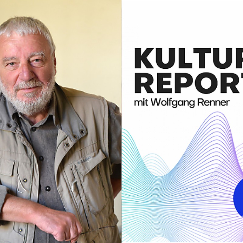 Kulturreport mit Wolfgang Renner / Foto: Claus Bach, Grafik: Radio LOTTE