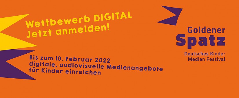 Anmeldung Wettbewerb DIGITAL, Quelle: Goldener Spatz Anmeldung Wettbewerb DIGITAL, Quelle: Goldener Spatz
