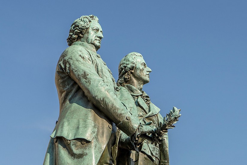 Goethe-Schiller-Denkmal Weimar, Quelle: Pixabay Goethe-Schiller-Denkmal Weimar, Quelle: Pixabay