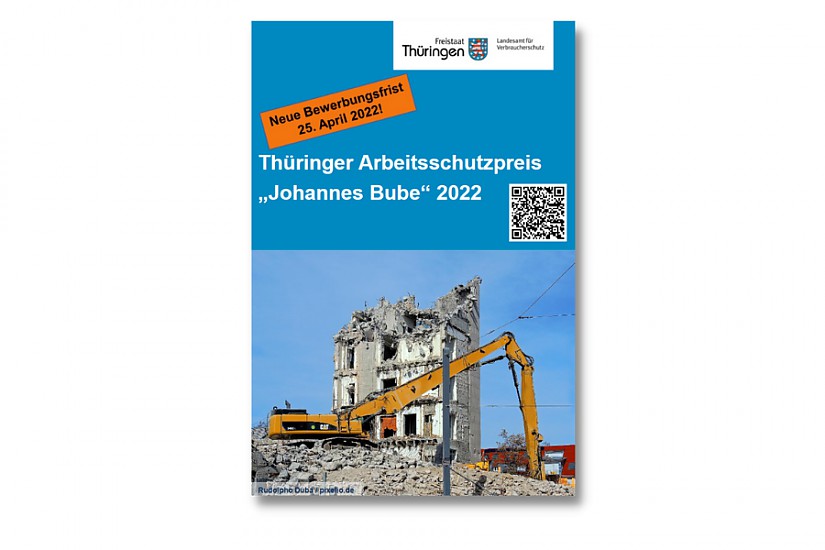 Flyer: Arbeitsschutzpreis "Johannes Bube"