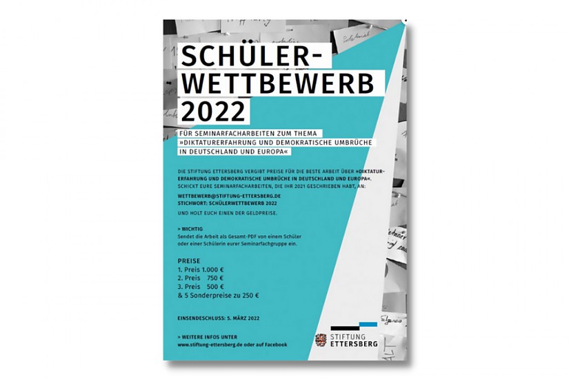 Plakat Schülerwettbewerb 2022, Grafik: Anita Grabovac Plakat Schülerwettbewerb 2022, Grafik: Anita Grabovac