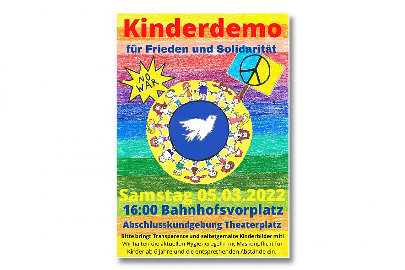 Flyer: Kinderdemo Flyer: Kinderdemo