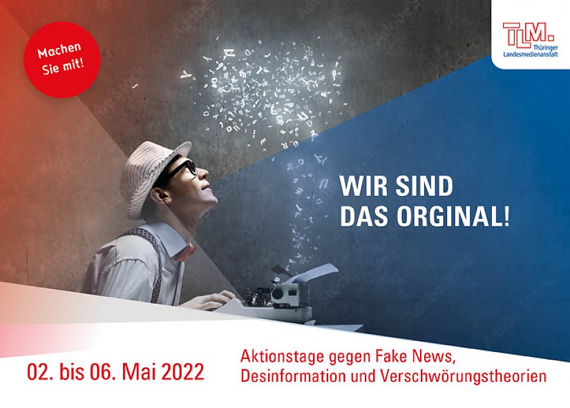 TLM-Flyer: »Journalismus macht Schule« TLM-Flyer: »Journalismus macht Schule«