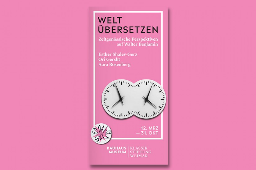 Flyer: »Welt übersetzen« Quelle: Bauhaus-Museum Weimar Flyer: »Welt übersetzen« Quelle: Bauhaus-Museum Weimar