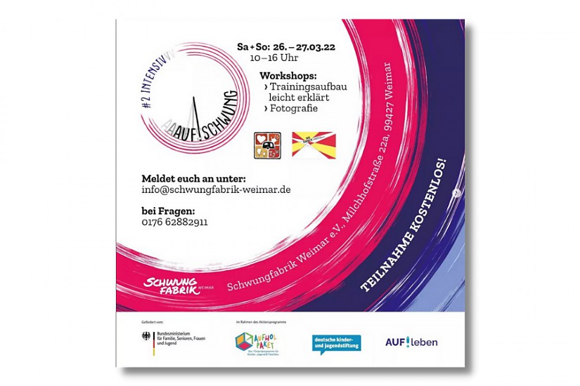 Flyer: Schwungfabrik