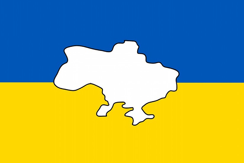 Ukraine Flagge