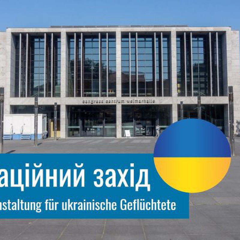 Informationsveranstaltung für ukrainische Geflüchtete, 25 Mai von 13 bis 15 Uhr  