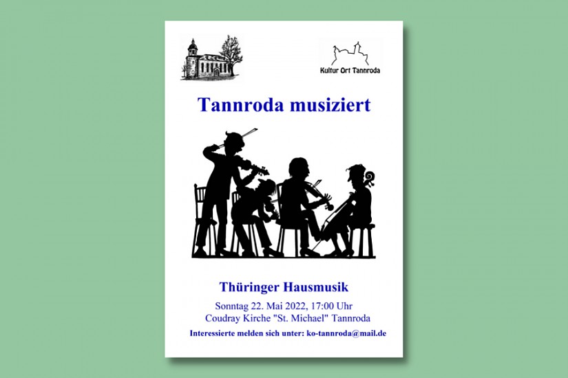 Plakat: Tannroda musiziert