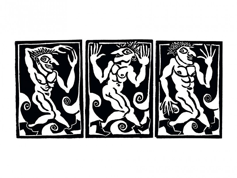 Flyer: Kunstausstellung "Michael Goepferd - Ein Kunstvermächtnis"