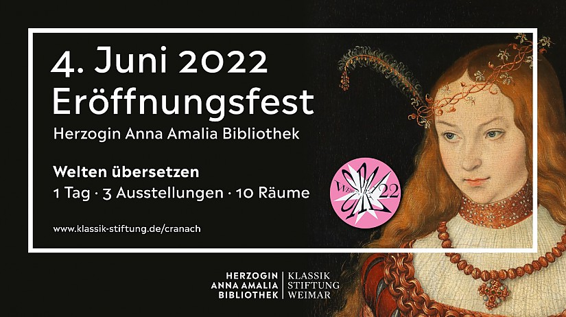 Flyer: Eröffnungsfest "Cranachs Bilderfluten"