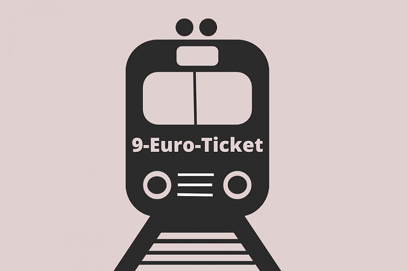 Symbolbild: 9-Euro-Ticket, Quelle: Pixabay