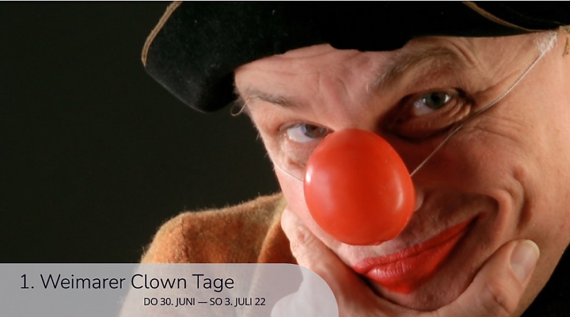 Flyer: Erste Weimarer Clowntage, Quelle: Galli Theater Weimar