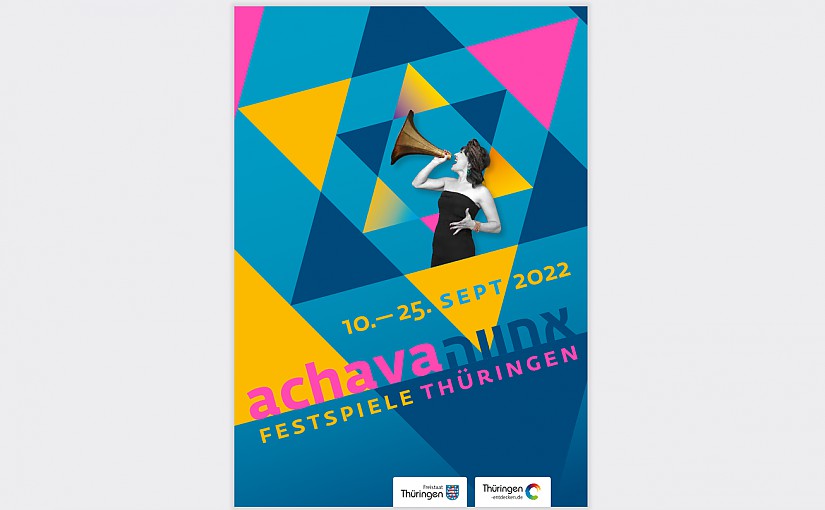 Flyer: ACHAVA Festspiele Thüringen 2022