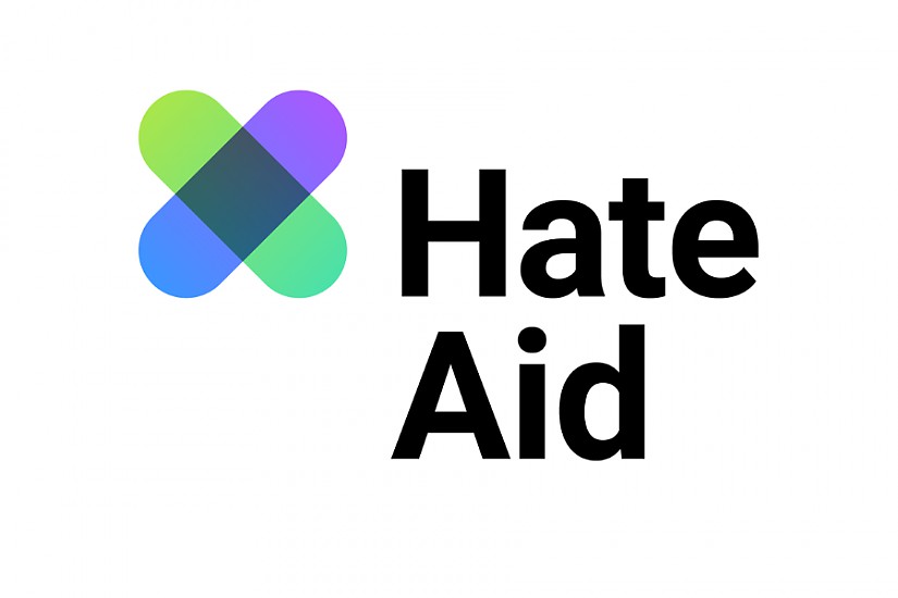 Logo: HateAid Logo: HateAid