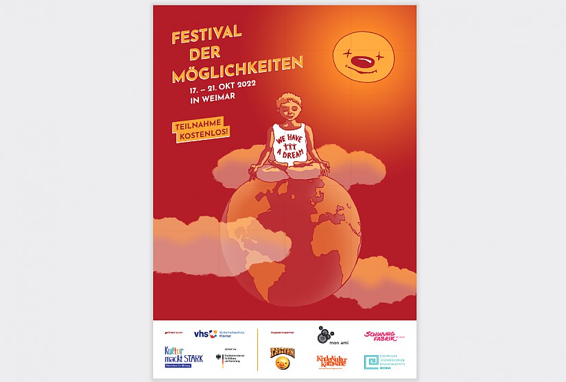 Flyer: »Festival der Möglichkeiten 2022«