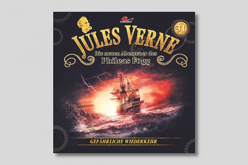 Hörspiel-Cover »Jules Verne - Die neuen Abenteuer des Phileas Fogg«