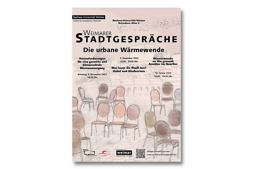 Plakat: Weimarer Stadtgespräche Plakat: Weimarer Stadtgespräche