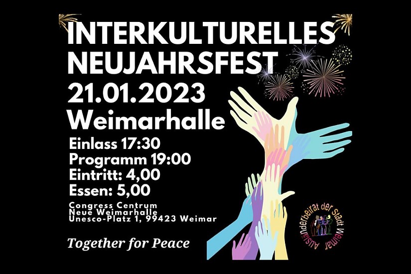 Flyer: Interkulturelles Neujahrsfest 2023